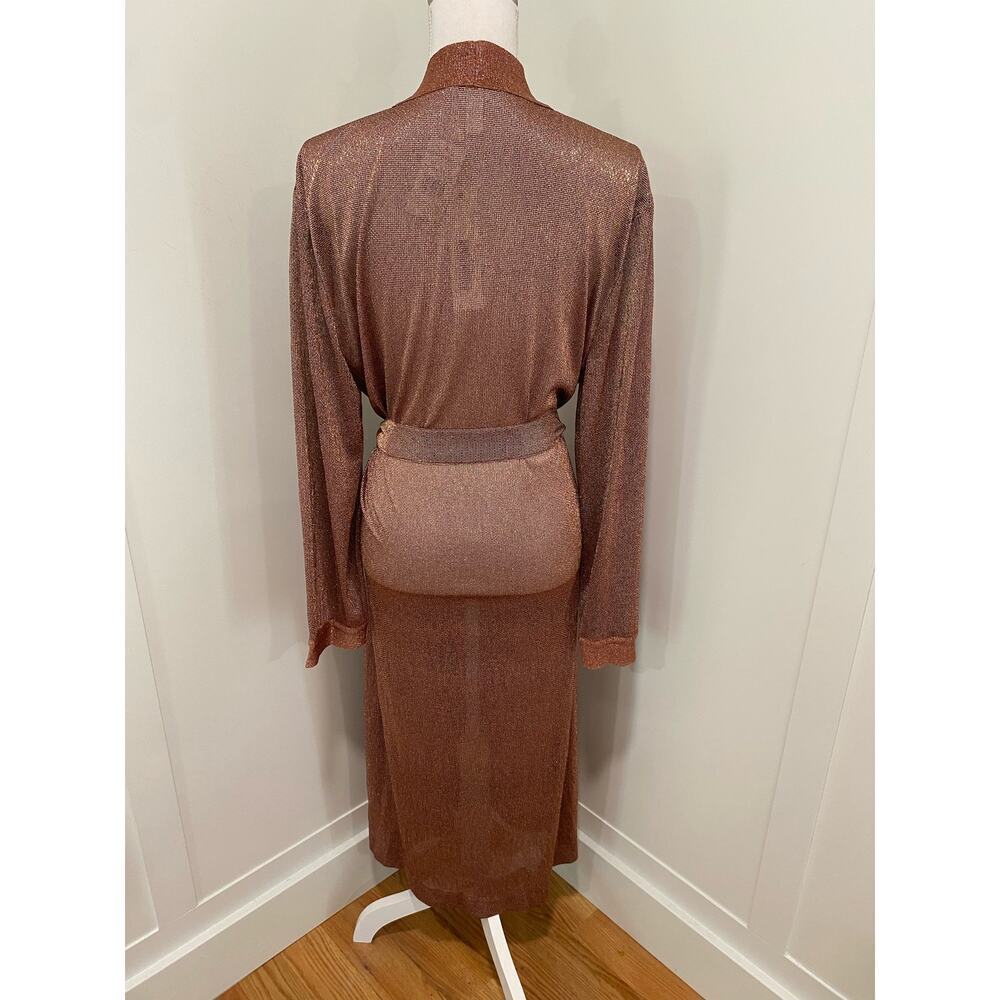 Jonathan Simkhai NWT Cover-Up in Copper Metallic - Picture 6 of 9